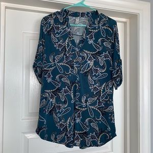 Per Seption Concept Paisley Blouse